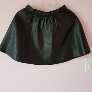Leather skirt